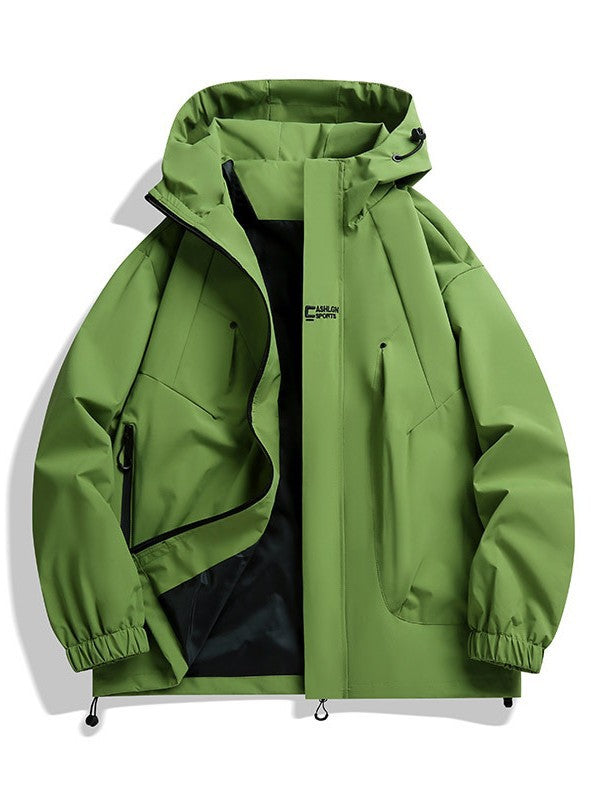 Ansel | Mens Waterproof Windproof Windbreaker Outdoor Hiking Rain Jacket - 2