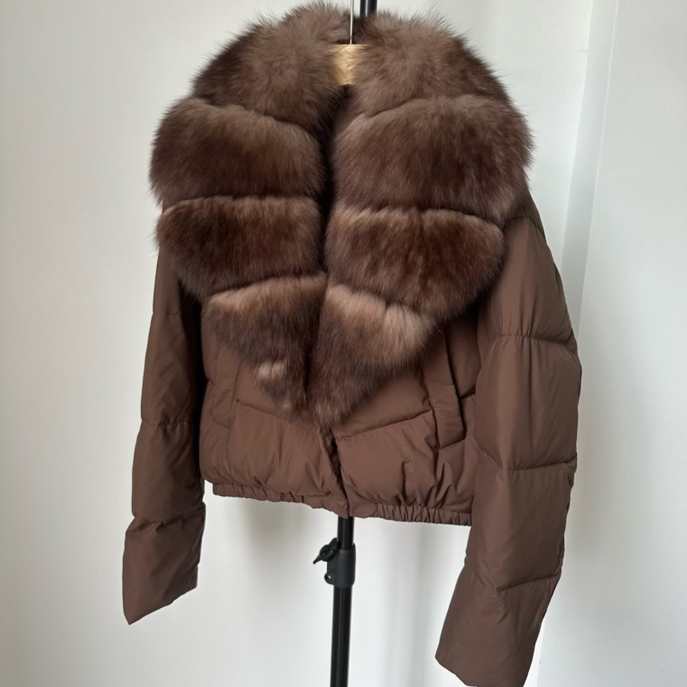 Lavinia | Womens Puffer Jacket Fur Collar Down Warm Winter Coat