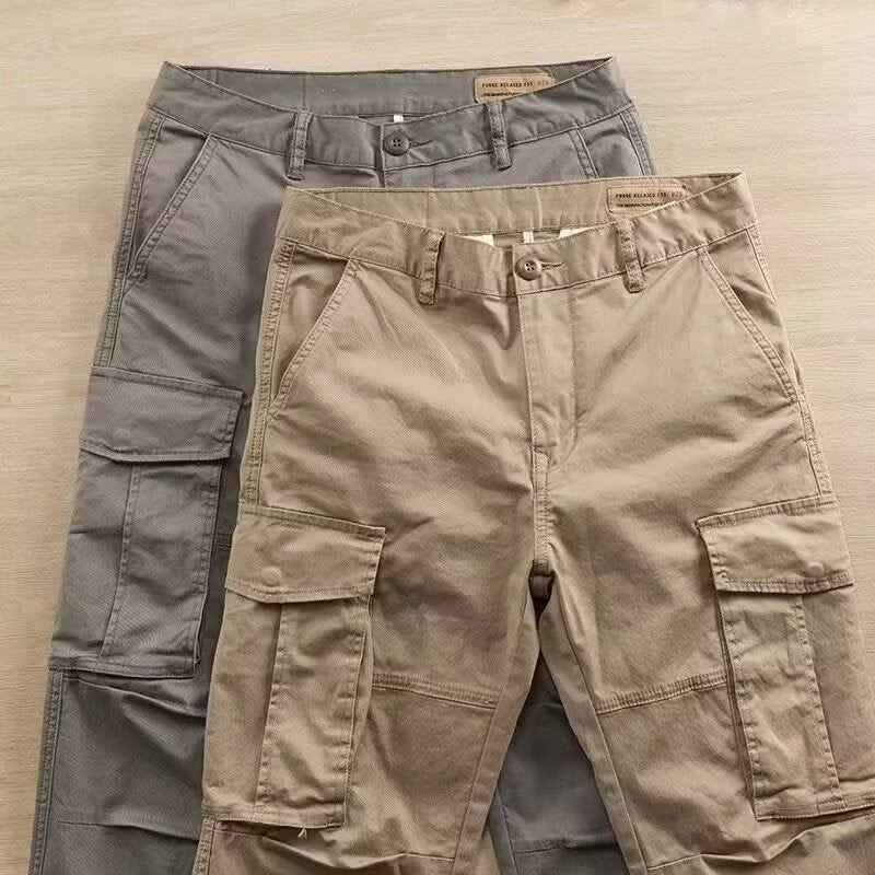 Cyrus | Mens Work Straight Leg Loose Casual Durable Trousers - 2