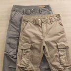 Cyrus | Mens Work Straight Leg Loose Casual Durable Trousers - 2