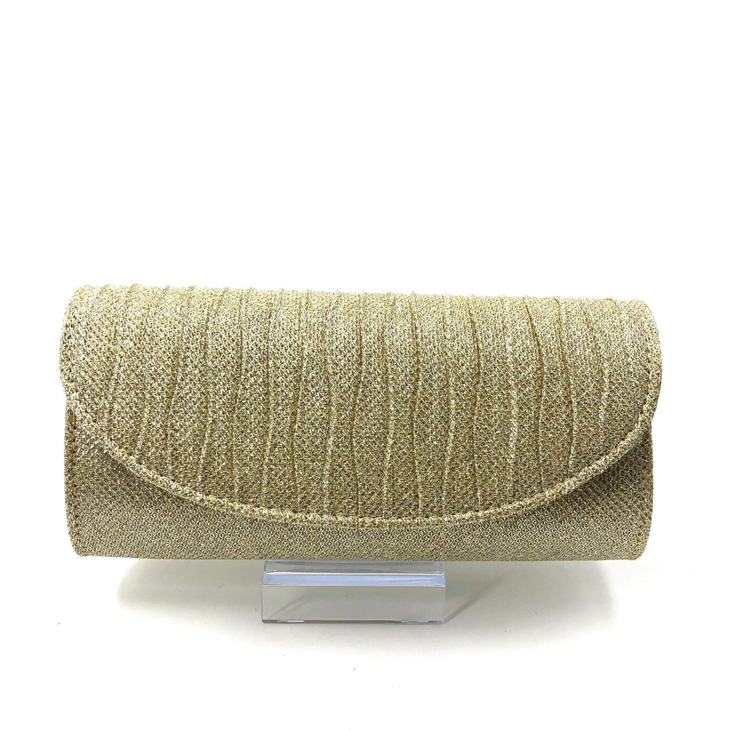 Coralie | Womens Clutch Bag Pleated Evening Party Crossbody Bag