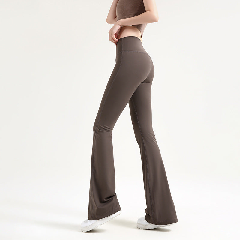 Sterling | Womens Flared Sports Leggings High Waisted Yoga Gym Flare Leggings