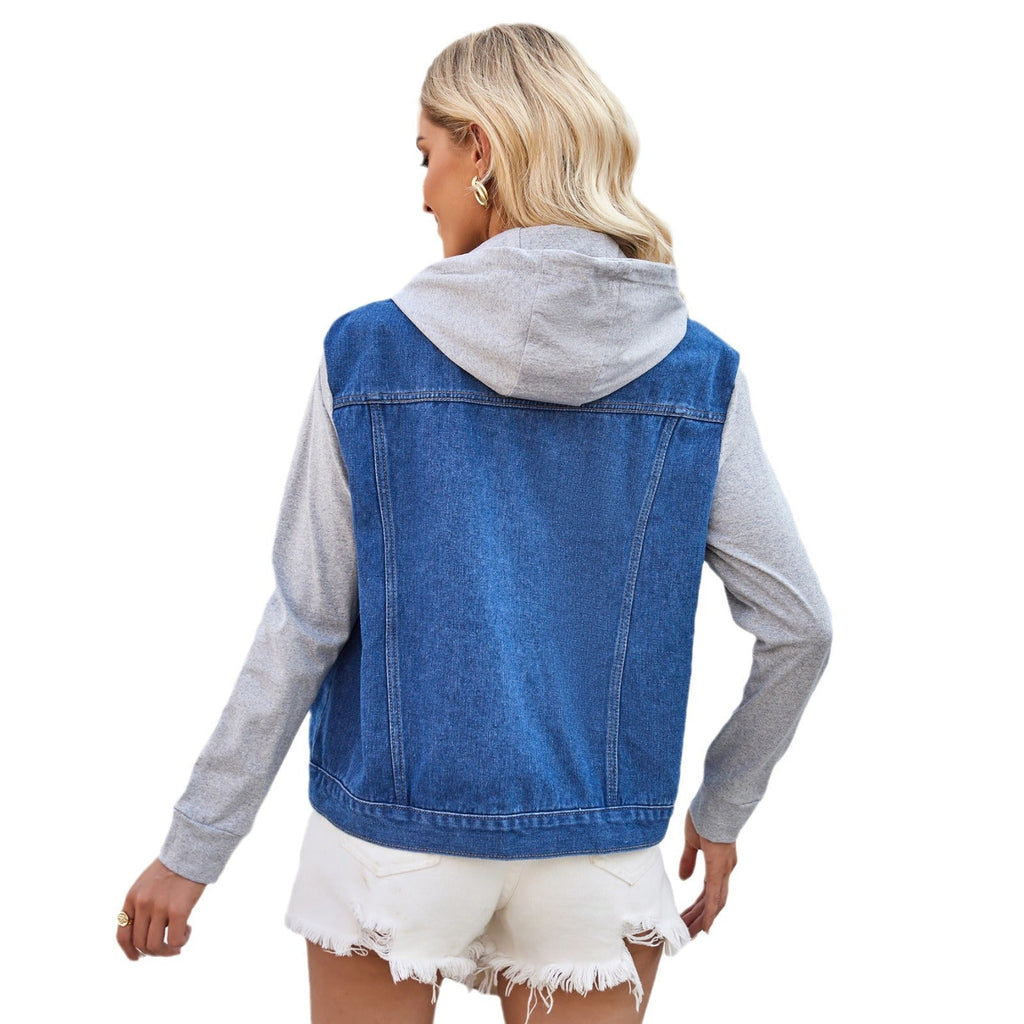 Isla | Womens Hooded Denim Jacket