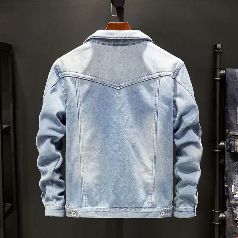 Nathaniel | Mens Fleece Lined Denim Jacket