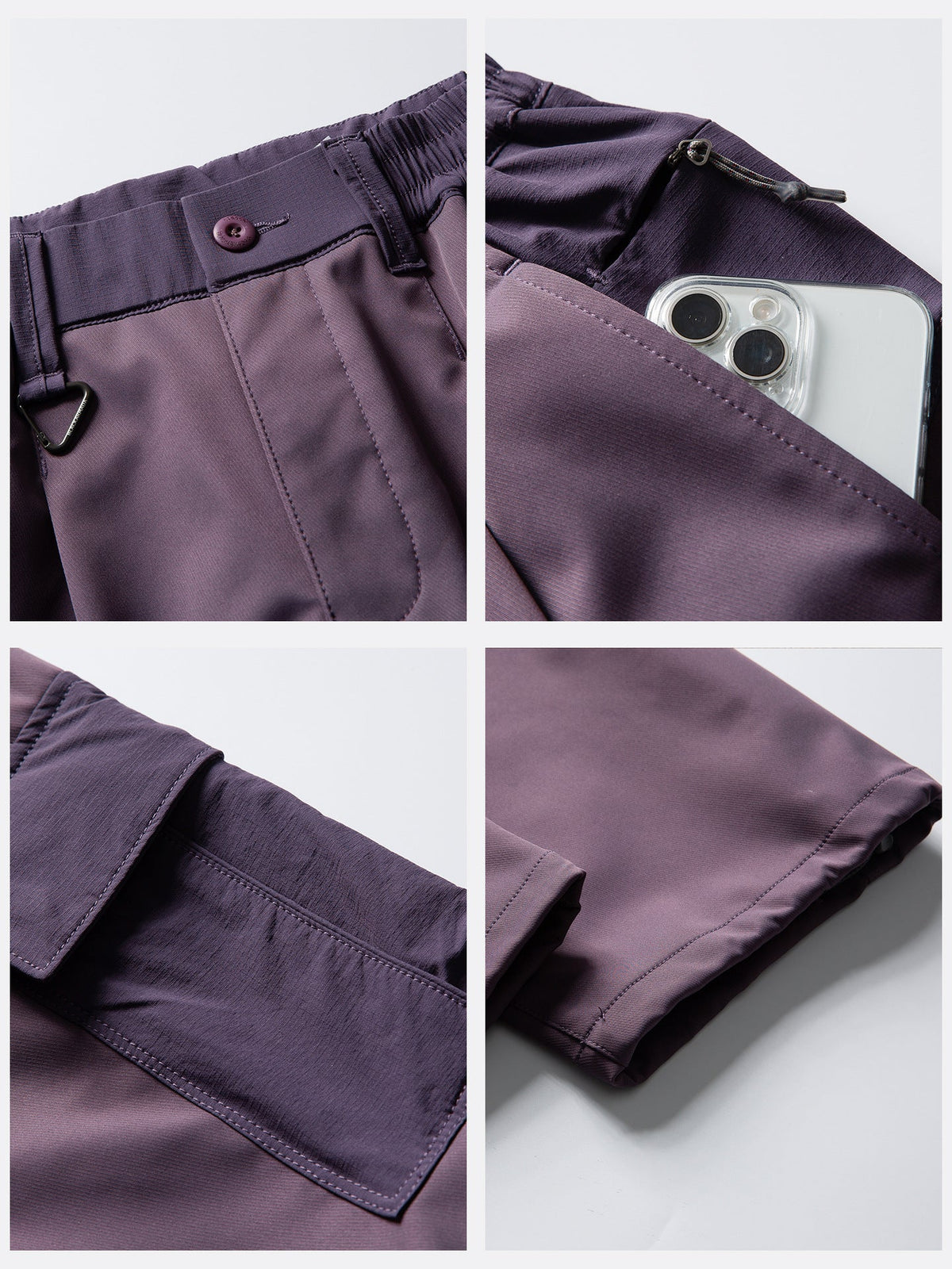 Leon | Mens Cargo Trousers Windproof Fleece Lined Outdoor Tactical Pants