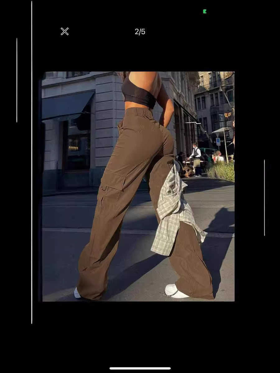 Nero | Mens Cargo Trousers Work Multi Pocket Straight Leg Trousers - 1