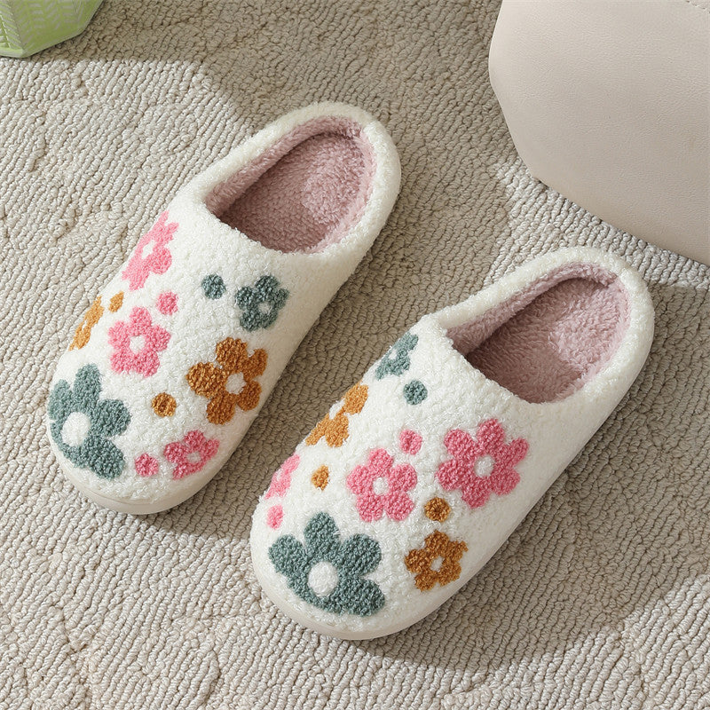 Faas | Womens Slippers Fluffy Warm Memory Foam House Slippers