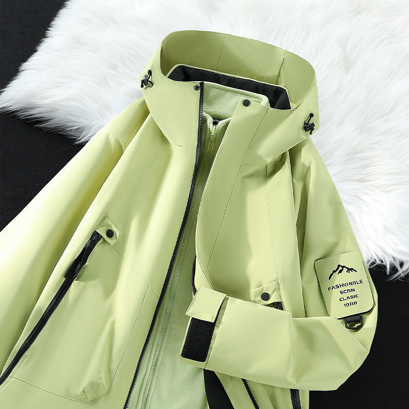 Odile | Womens Waterproof Jacket Hooded Windproof Outdoor Rain Coat