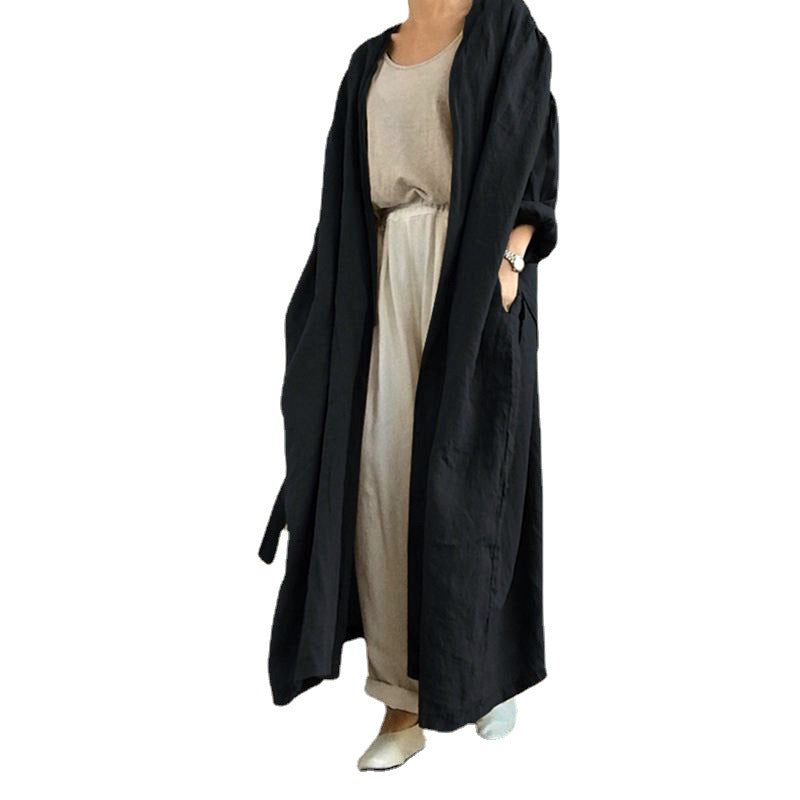 Dexter | Womens Shirt Dress Long Sleeve Longline Belted Midi Dress