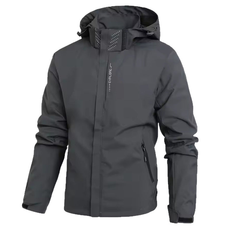 Ushi | Womens Waterproof Jacket Windproof Hooded Ski Outdoor Coat