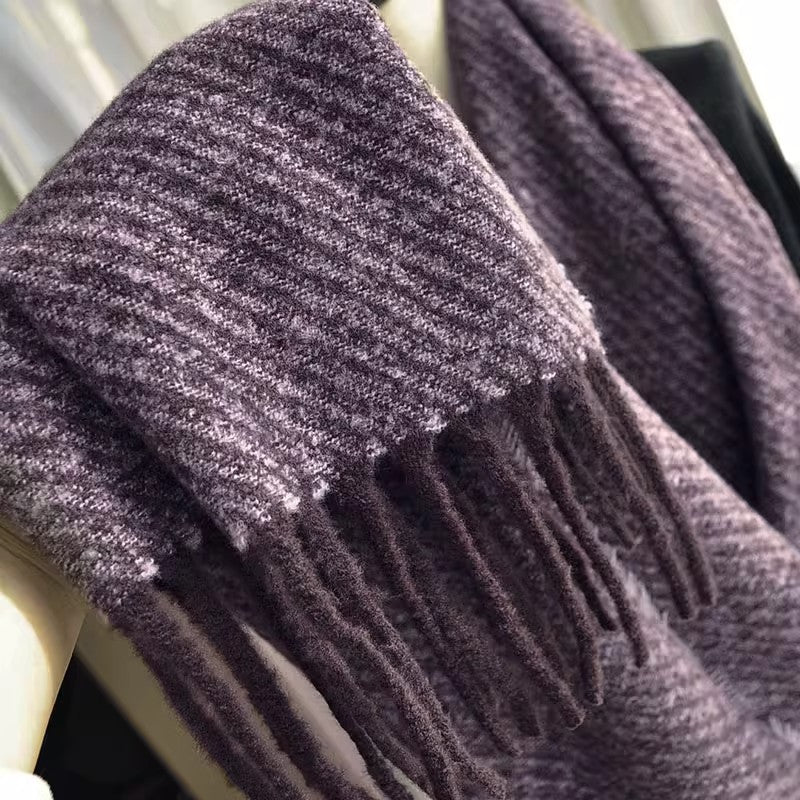 Quill | Womens Autumn Winter Warm Soft Gradient Long Shawl Scarf - 3