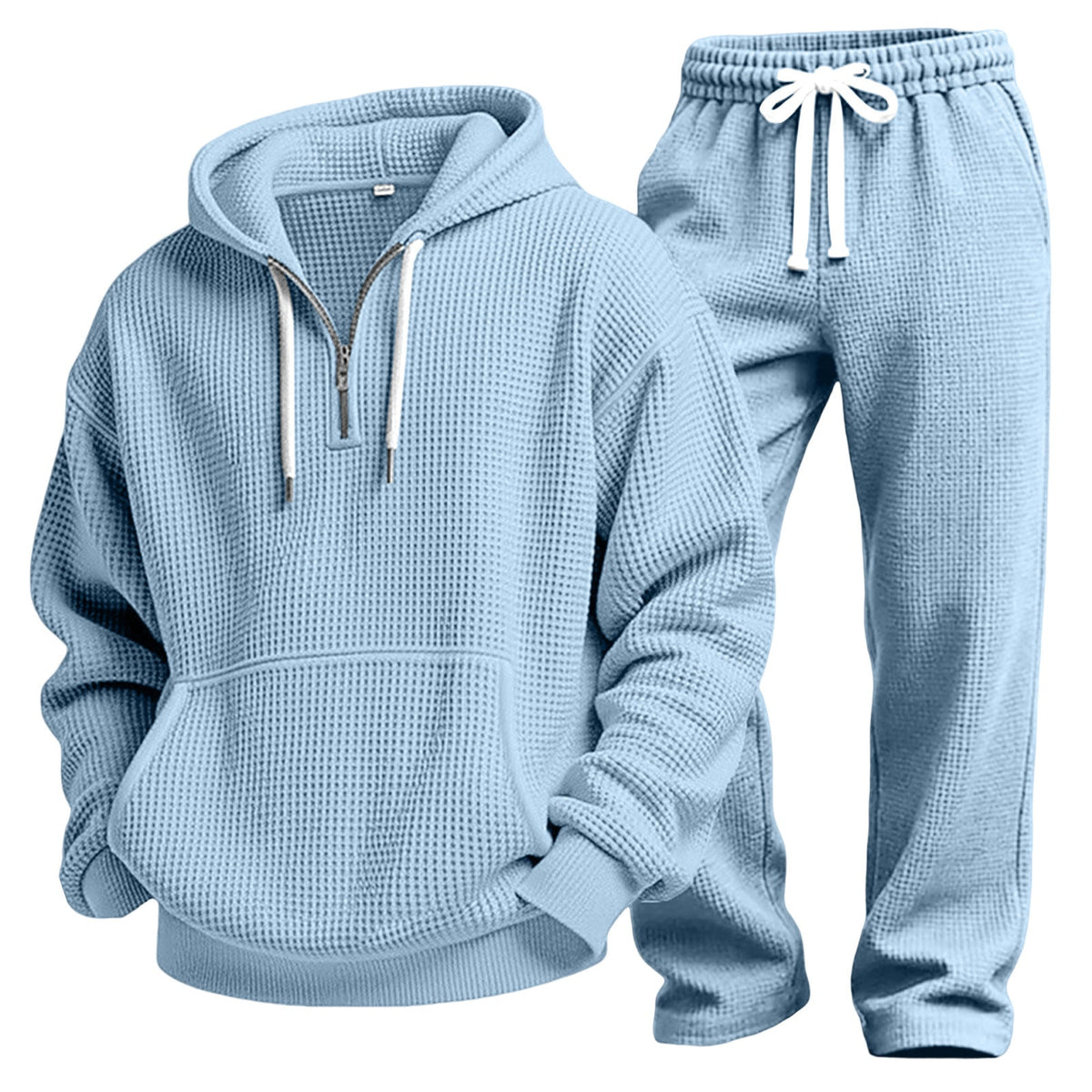 Gulliver | Mens Waffle Knit Casual Sports Versatile Trousers - 12