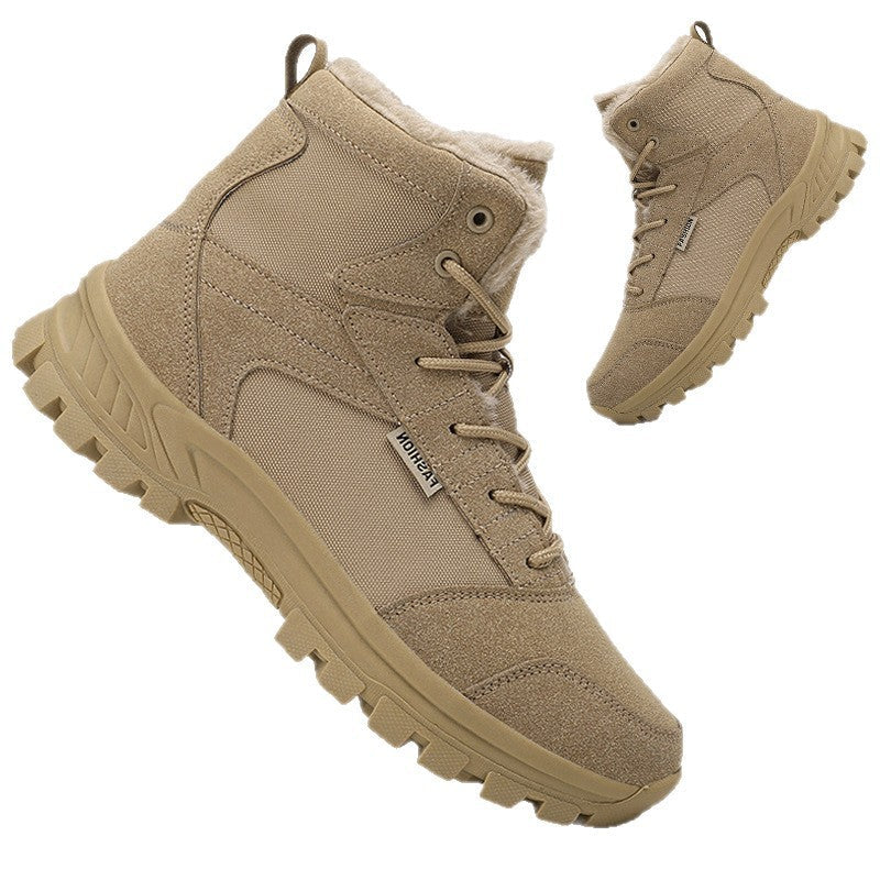 Marcus | Mens Non Slip Fleece Lined Walking Hiking Shoes