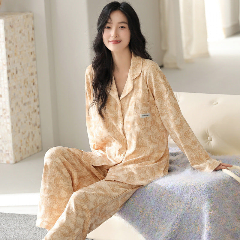 Beatrice | Womens Cotton Long Sleeve Pyjama Set
