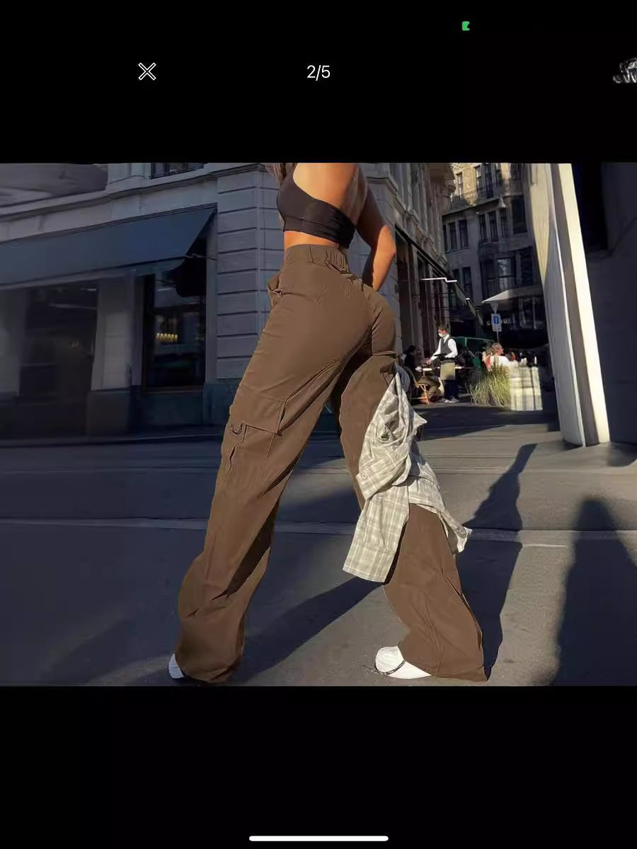 Nero | Mens Cargo Trousers Work Multi Pocket Straight Leg Trousers - 3