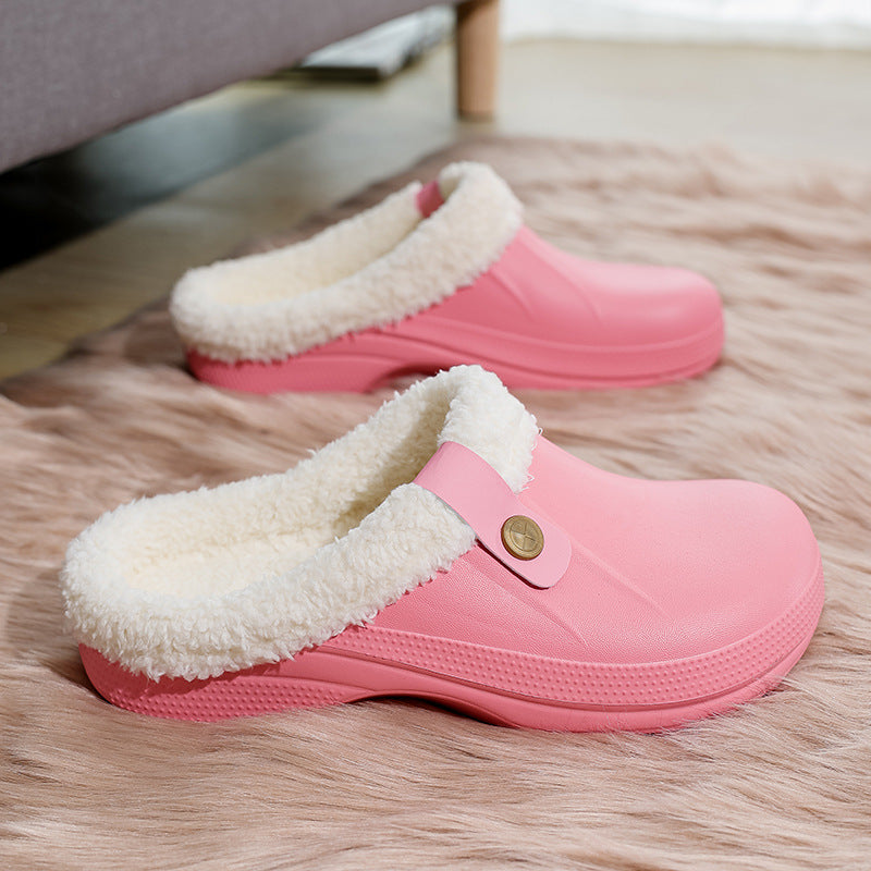 Pearl | Womens Slippers Winter Warm Plush Cotton House Slippers
