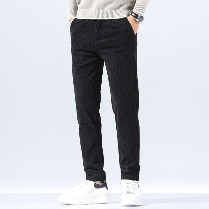 Orson | Mens Slim Fit Straight Leg Business Casual Trousers - 6