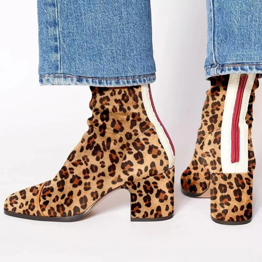 Fenella | Womens Knee High Suede Heeled Winter Long Boots - 3
