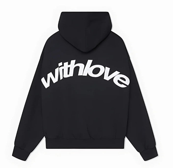 Leif | Womens Hoodies Hooded Sweatshirt Letter Print Long Sleeve Jacket - 10