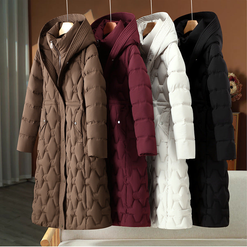 Wilhelmina | Womens Puffer Coat Longline Down Padded Warm Winter Coat