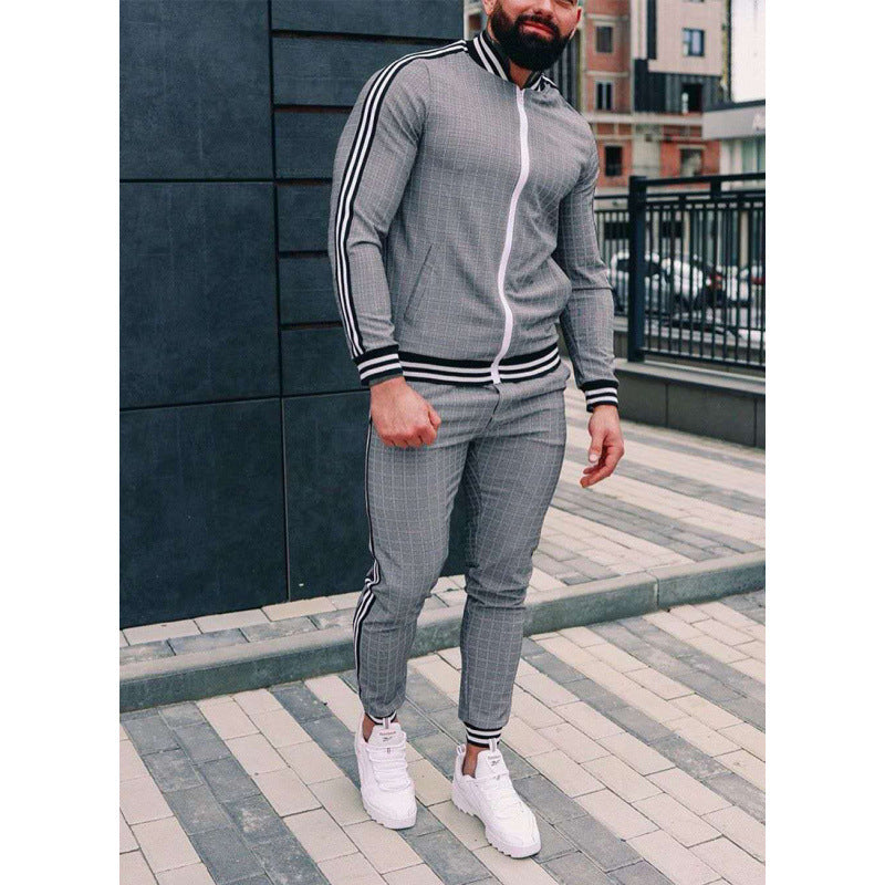 Cleo | Mens Tracksuit Shacket Two Piece Set Jacket Trousers Casual