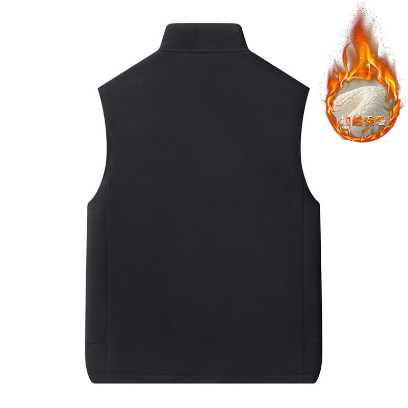 Lorne | Mens Fleece Lined Warm Casual Collared Gilet Jacket - 4