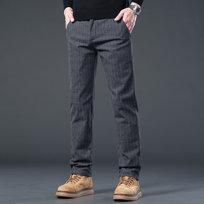 Emrys | Mens Work Trousers Straight Leg Business Wrinkle Free Trousers - 3