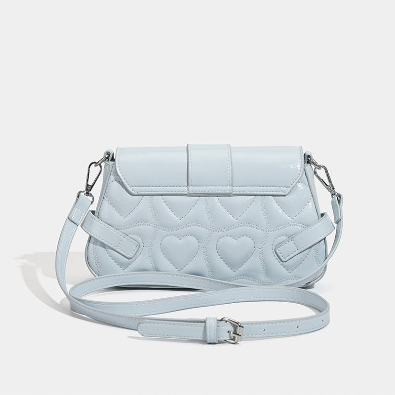 York | Womens Shoulder Bag Underarm Baguette Handbag Small