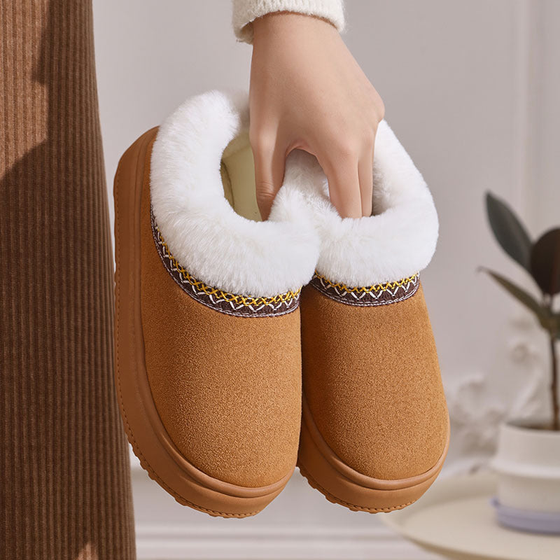 Dax | Womens Slippers Fluffy Warm Memory Foam House Slippers