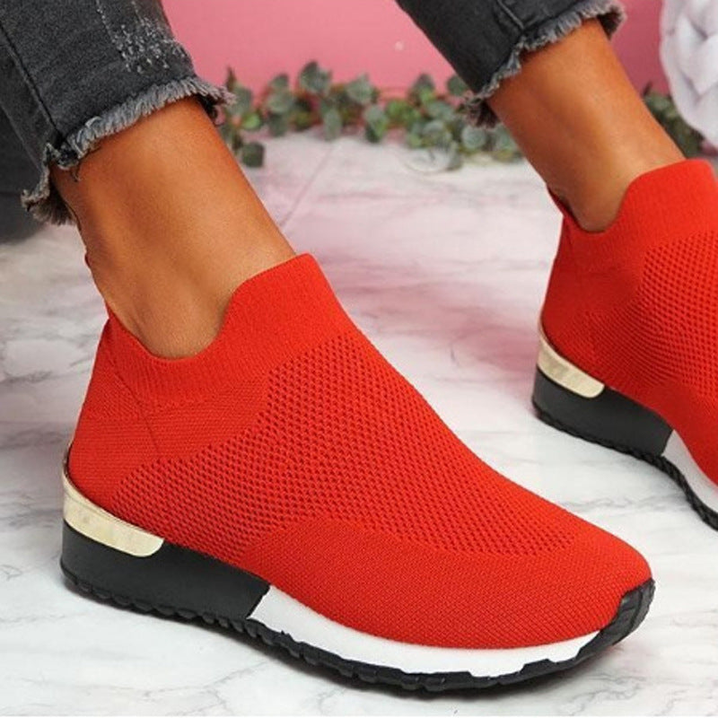 Mabel | Womens Trainers Sock Knit Slip On Breathable Running Shoes