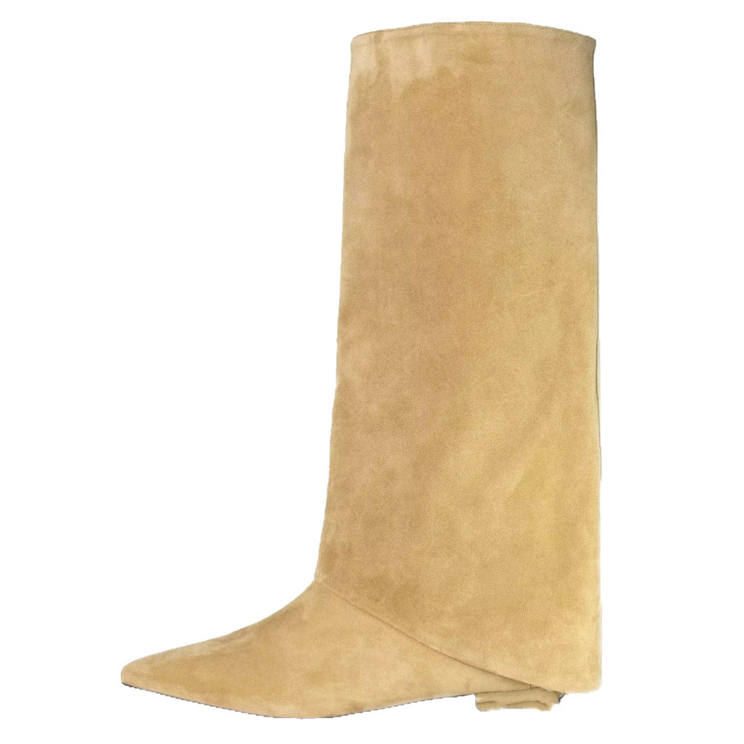 Zephyr | Womens Cowboy Boots Knee High Western Chunky Heel Long Boots