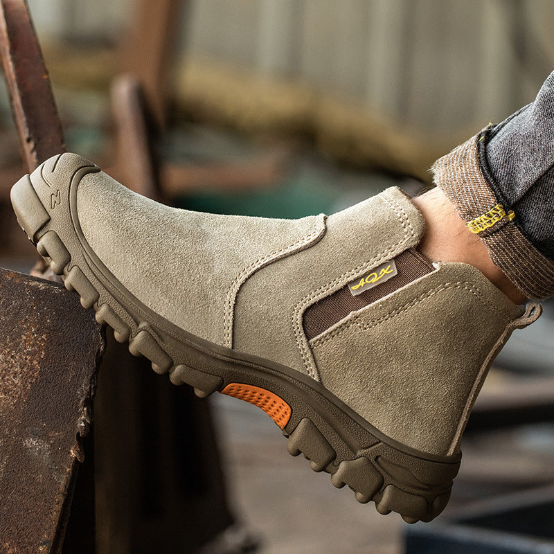 Foster | Mens Safety Boots Steel Toe Work Shoes Non Slip Puncture Resistant
