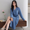 Ambrose | Womens Dressing Gown Cotton Bathrobe Robe Loungewear