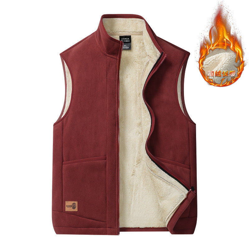 Lorne | Mens Fleece Lined Warm Casual Collared Gilet Jacket - 2