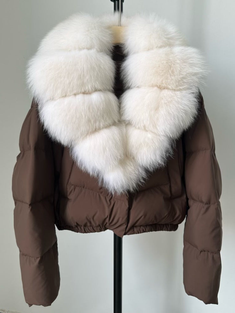 Lavinia | Womens Puffer Jacket Fur Collar Down Warm Winter Coat