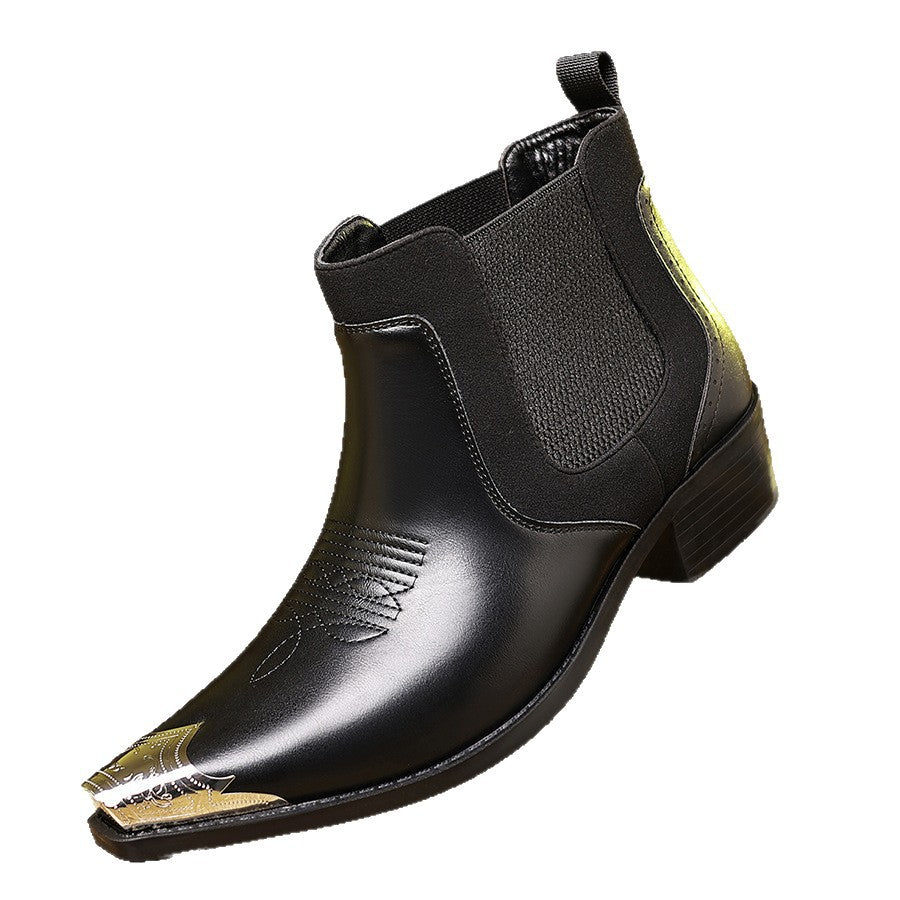 Alaric | Mens Chelsea Boots Ankle Boots Slip on Leather Boots - 5