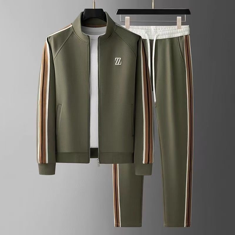Bexley | Mens Tracksuit Stand Collar Two Piece Set Jacket Joggers