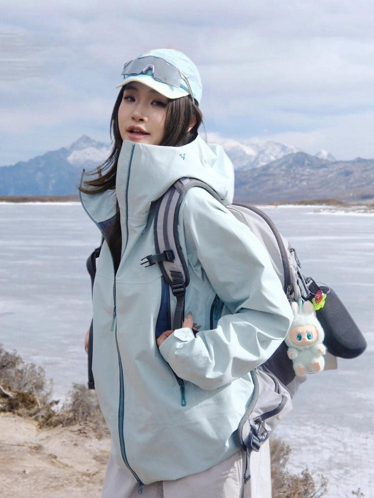 Ines | Mens Waterproof Jacket Hardshell Windproof Mountaineering Outdoor Coat