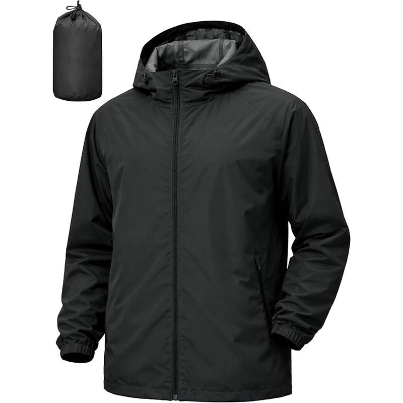 Julian | Mens Water Resistant Hooded Windbreaker Jacket