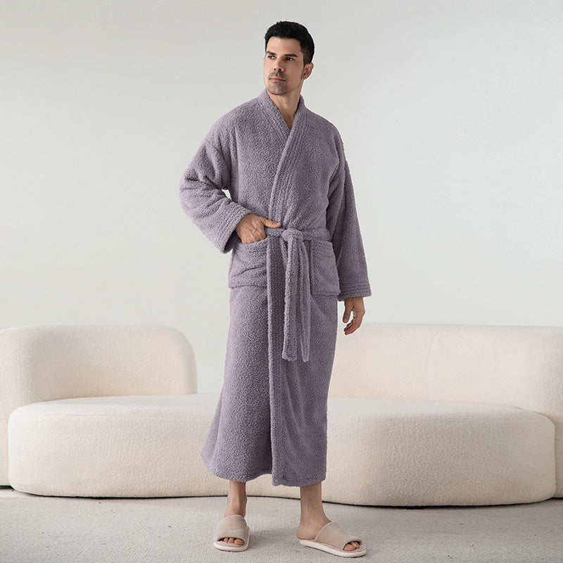 Quill | Womens Dressing Gown Velvet Bathrobe Robe Loungewear
