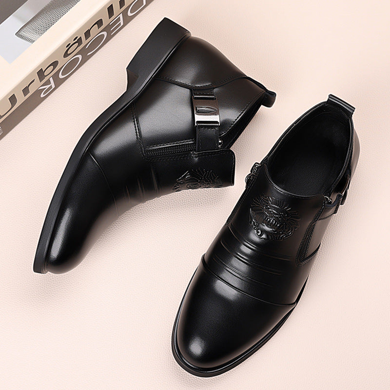 Archer | Mens Business Casual Pointed Leather Formal Shoes - 2