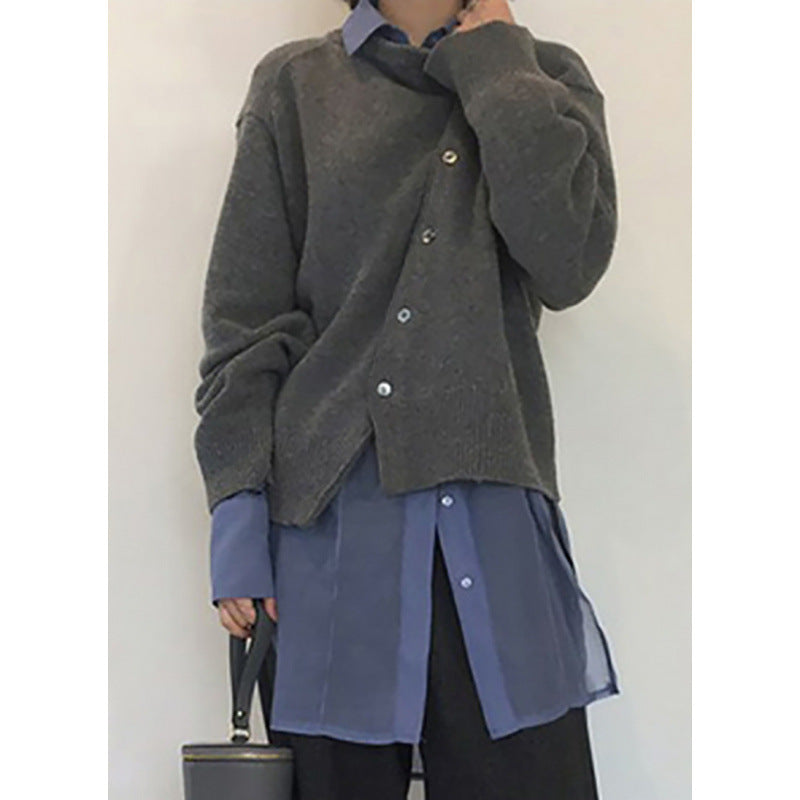 Ilse | Womens Cardigan Knitted Button Round Neck Casual Cardigan - 8
