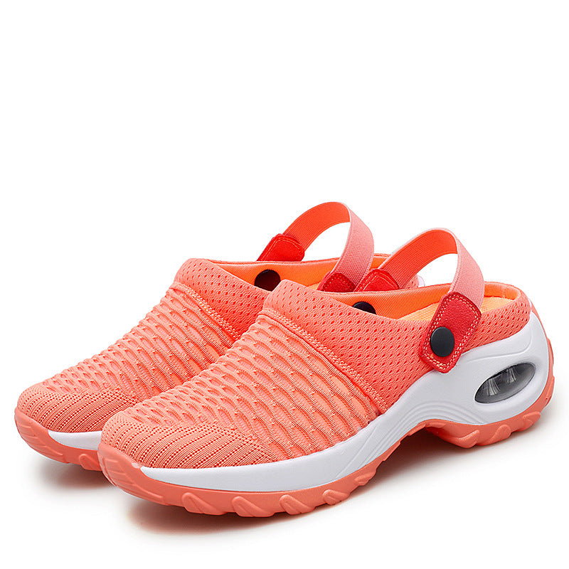 Juno | Womens Trainers Slip On Mesh Breathable Air Cushion Walking Shoes