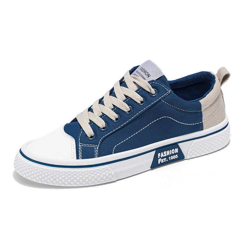 Colm | Mens Trainers Canvas Sneakers Breathable Skate Casual Shoes - 5