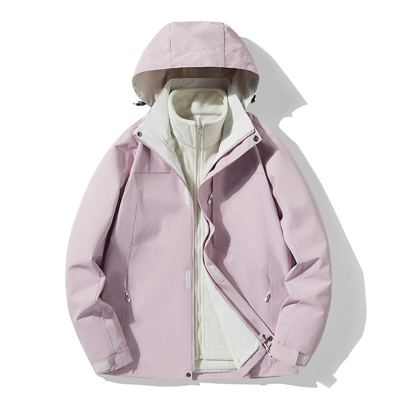 Imogen | Womens Waterproof Hooded 3-in-1 Jacket Fleece Lined