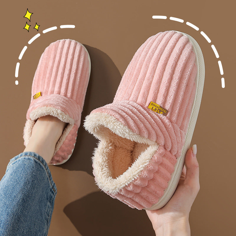 Ursula | Womens Slippers Winter Warm Cotton Back Strap House Slippers