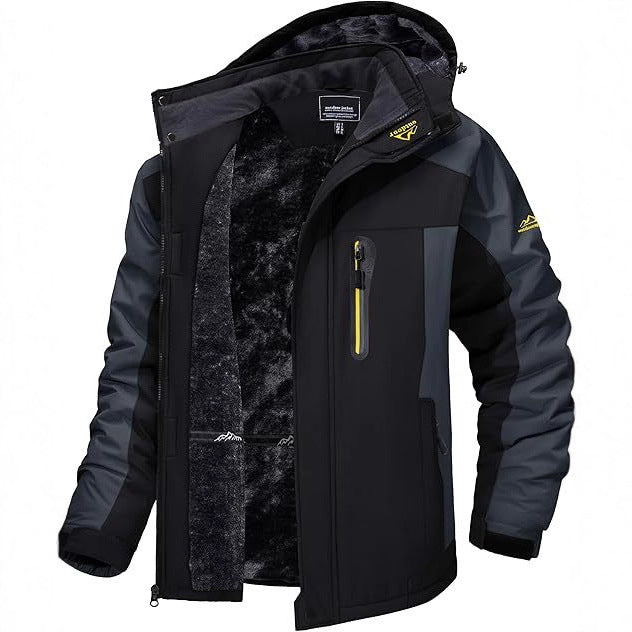 Maud | Mens Ski Jacket Fleece Lined Waterproof Windproof Snowboard Coat