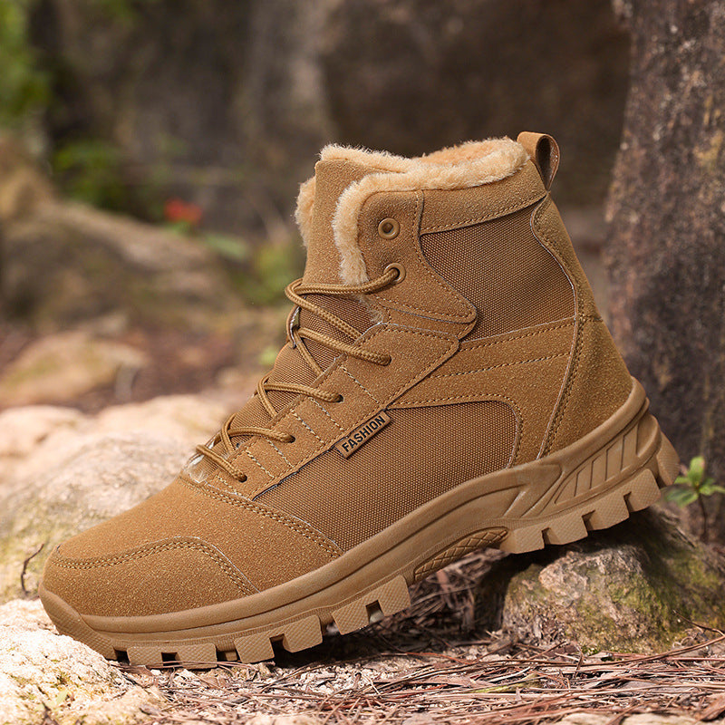 Marcus | Mens Non Slip Fleece Lined Walking Hiking Shoes