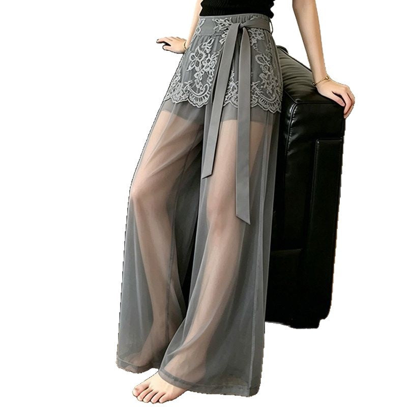 Ottoline | Womens Trousers Wide Leg High Waisted Casual Pants
