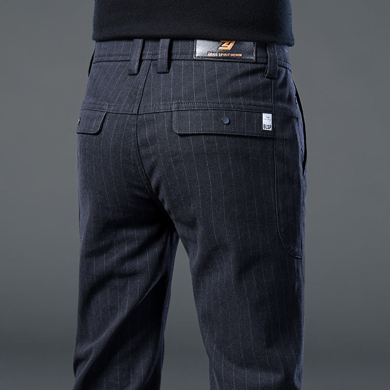 Emrys | Mens Work Trousers Straight Leg Business Wrinkle Free Trousers - 6